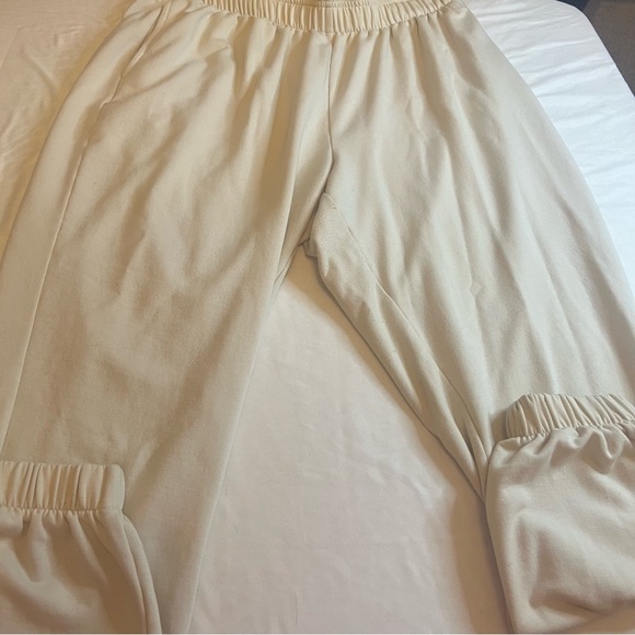 DSG Beige Jogger Fleece Pants - Picture 2 of 4